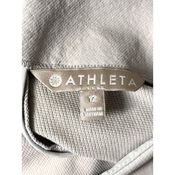 Athleta Wander Pants Size 12 Slim Straight Crop Gray NWT $98 Straight Stretch - Picture 8 of 9